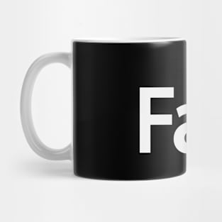 Fair typographic artsy Mug